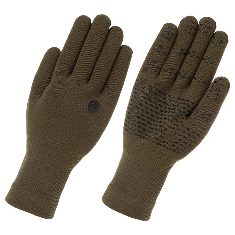 Guantes VENTURE en Merino Verde Militar