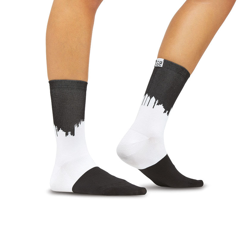 Socken CAMBIO Weiß/Schwarz