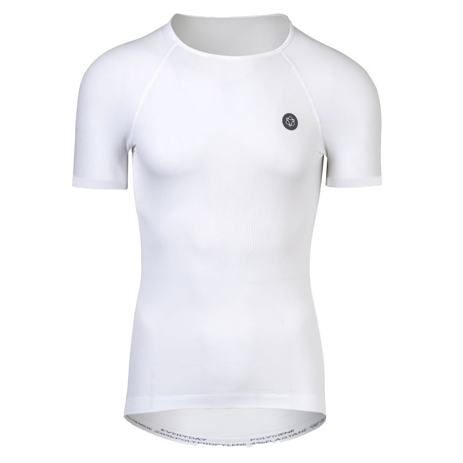Maillot Intime Everyday Base Unisexe Blanc - Manches Courtes