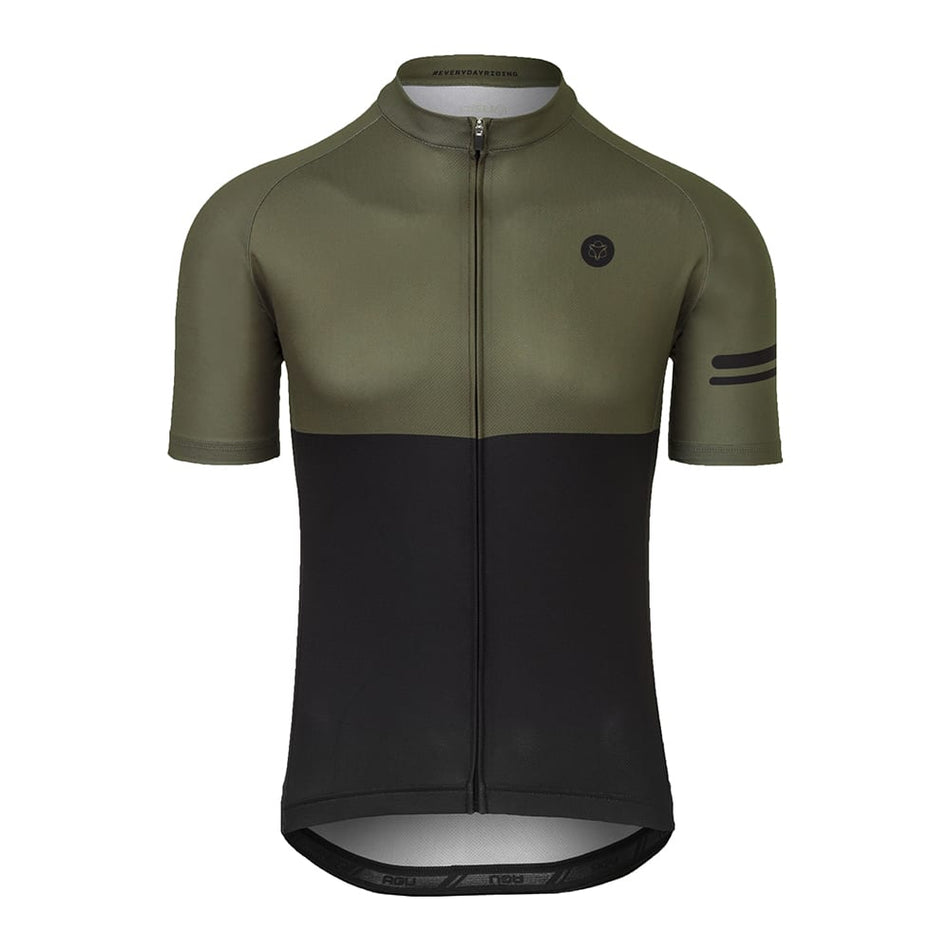 Trikot DUO ESSENTIAL Herren Armeegrün - Kurzarm