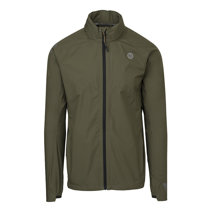 Chaqueta Compact Rain VENTURE Unisex Verde Militar