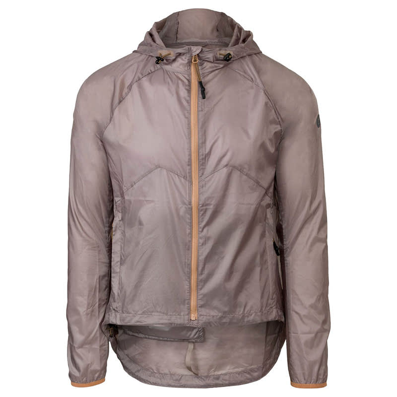 Chaqueta Wind Hooded VENTURE Unisex Gris