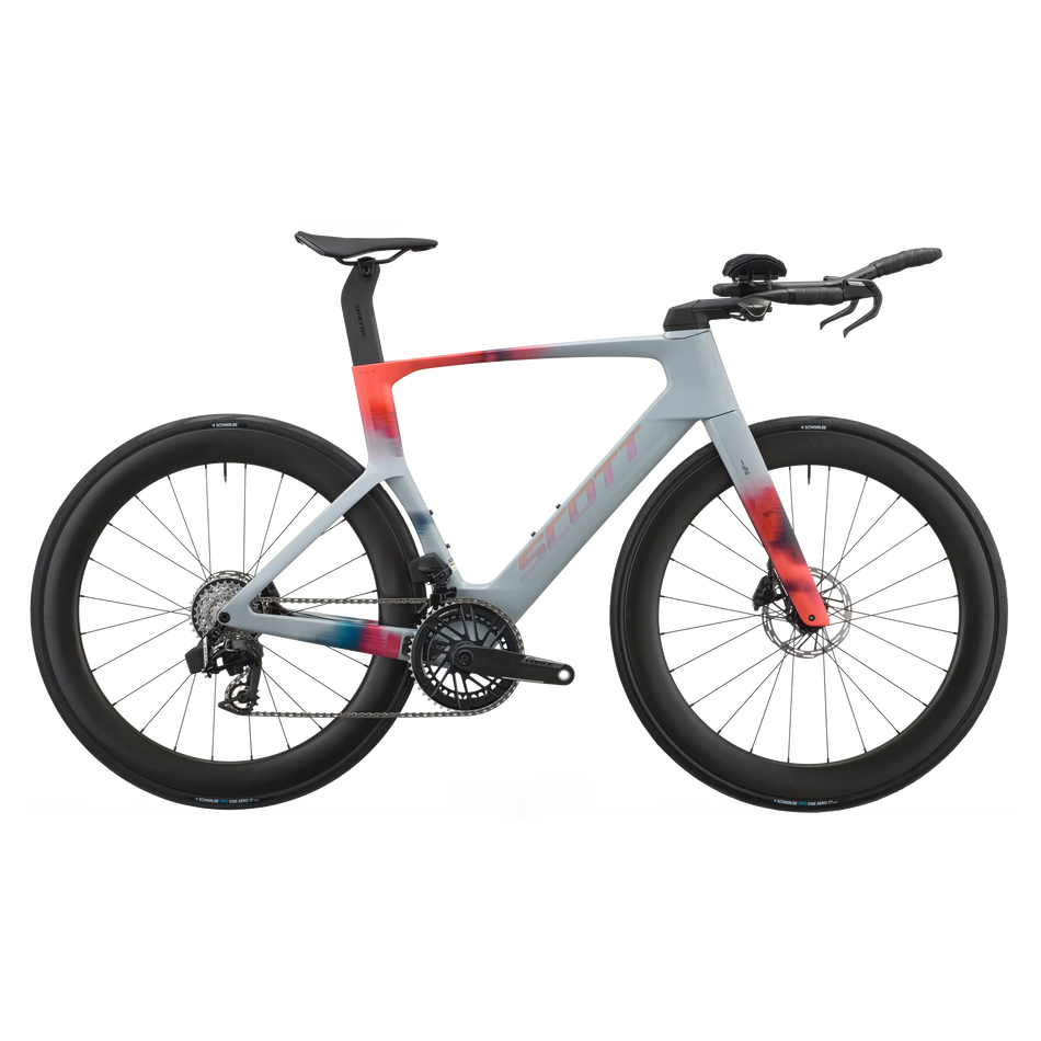 Scott Foil RC TRI disco XS / narwal grey/gloaming orange