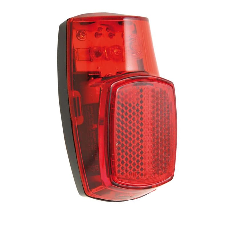 Tylna Lampa na Baterię z 3 Czerwonymi LED - Mocowanie do Błotnika