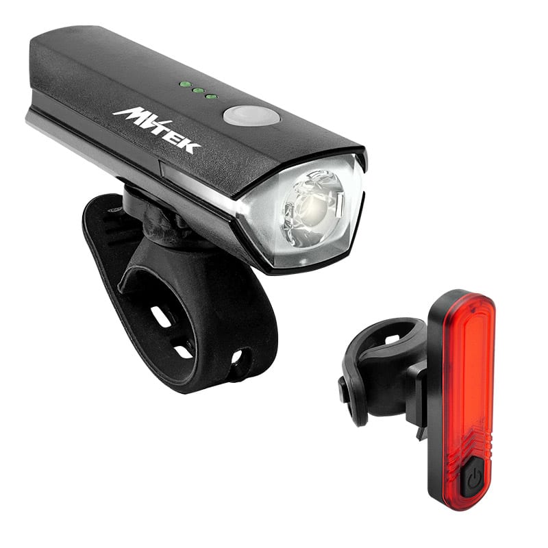 Przednie+Tylne Lampy LUM-X LED 300/30 lumenów Ładowanie USB