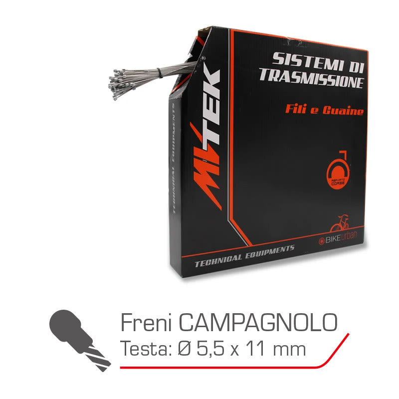 Bremszug CAMPAGNOLO ROAD 1,5x2000mm - Slick-Kabel Box 100 Stück