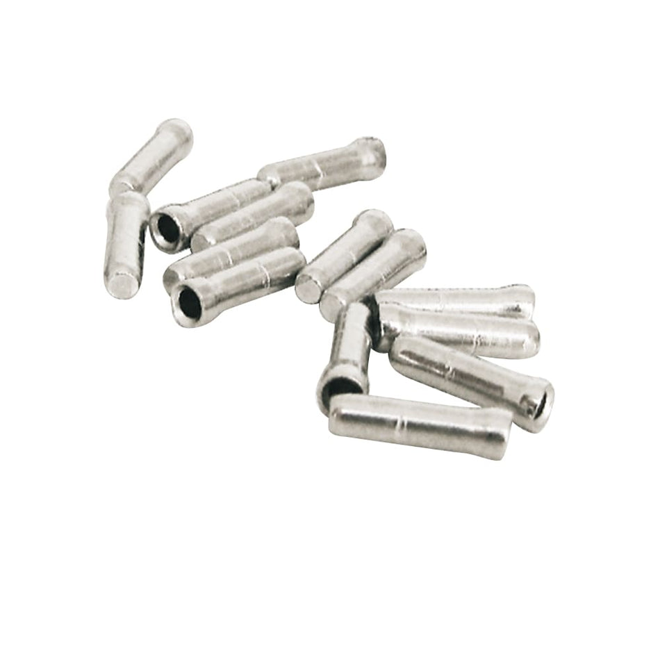 Osłona linki z toczenia aluminium Ciało: 1,2mm Opakowanie 500SZT Srebrna