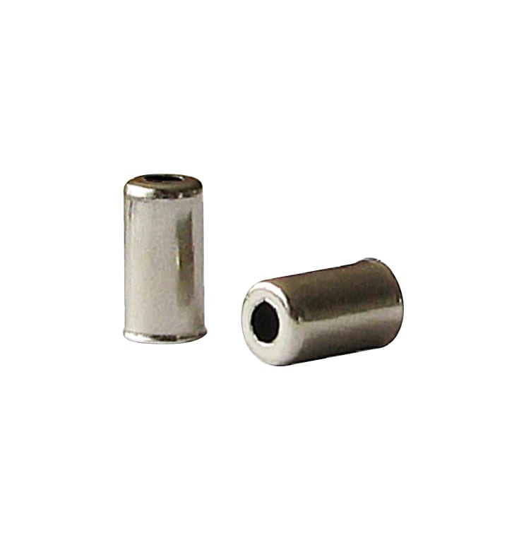Cable End Cap Body: 5mm Stamped Steel - Jar of 200 Pieces