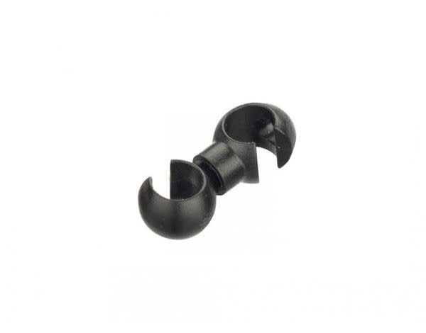 Universal Spacer Swivel Hooks for Cables Black 4 Pieces