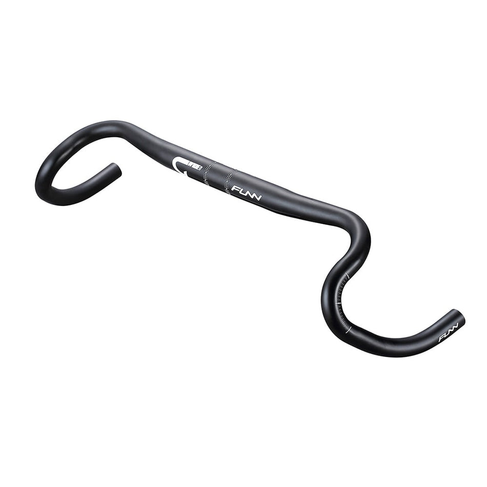 Guidon Gravel G-WIDE 31,8mm x 500mm en Alliage Noir Chute : 130mm