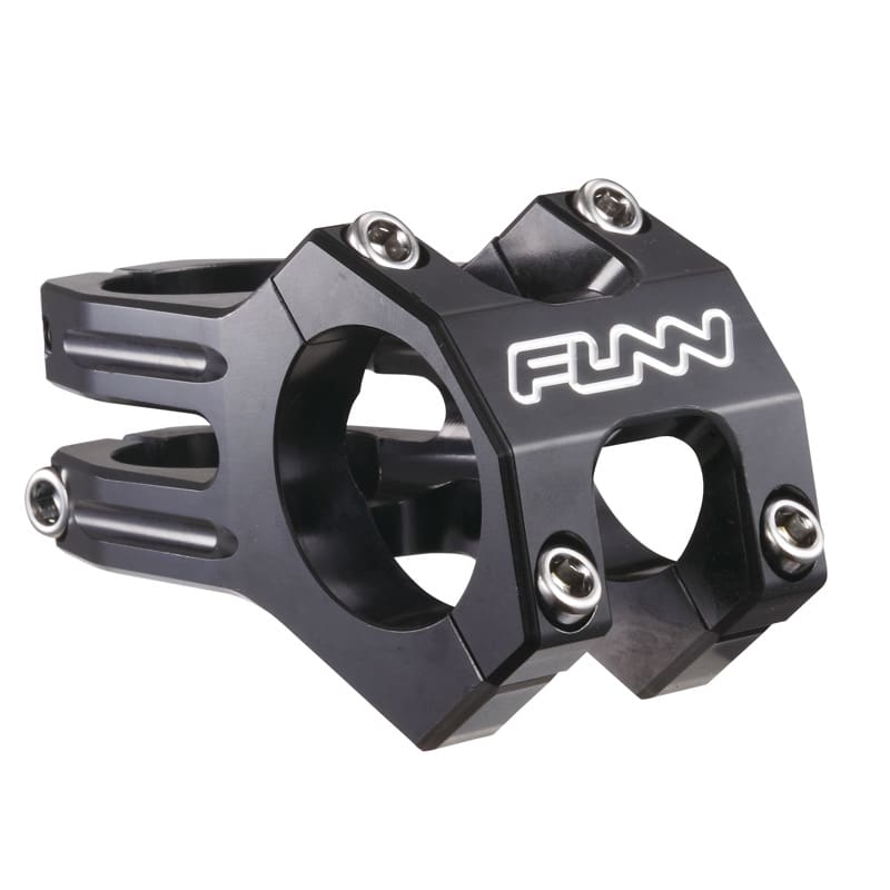 Lenkervorbau FUNNDURO 31,8mm x 35mm aus Aluminium Winkel 0° Schwarz