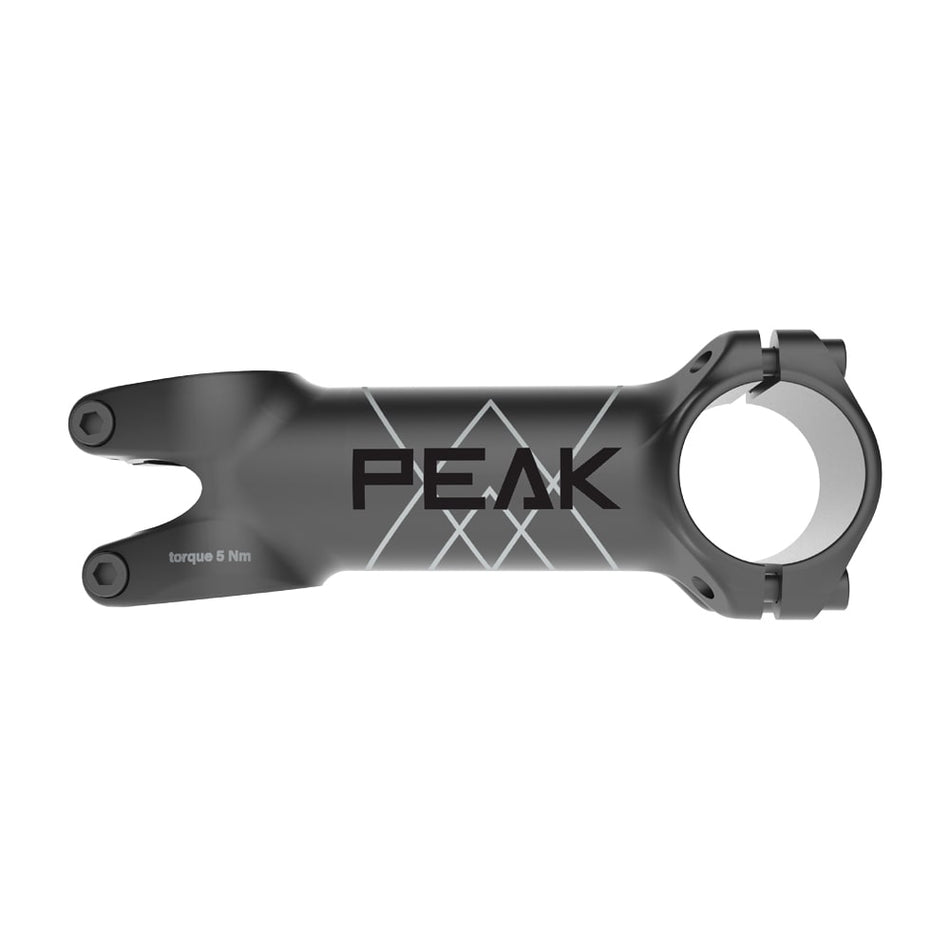 Lenker-Vorbau MUD PEAK 31,7mm x 80mm Winkel 84° PoB Finish