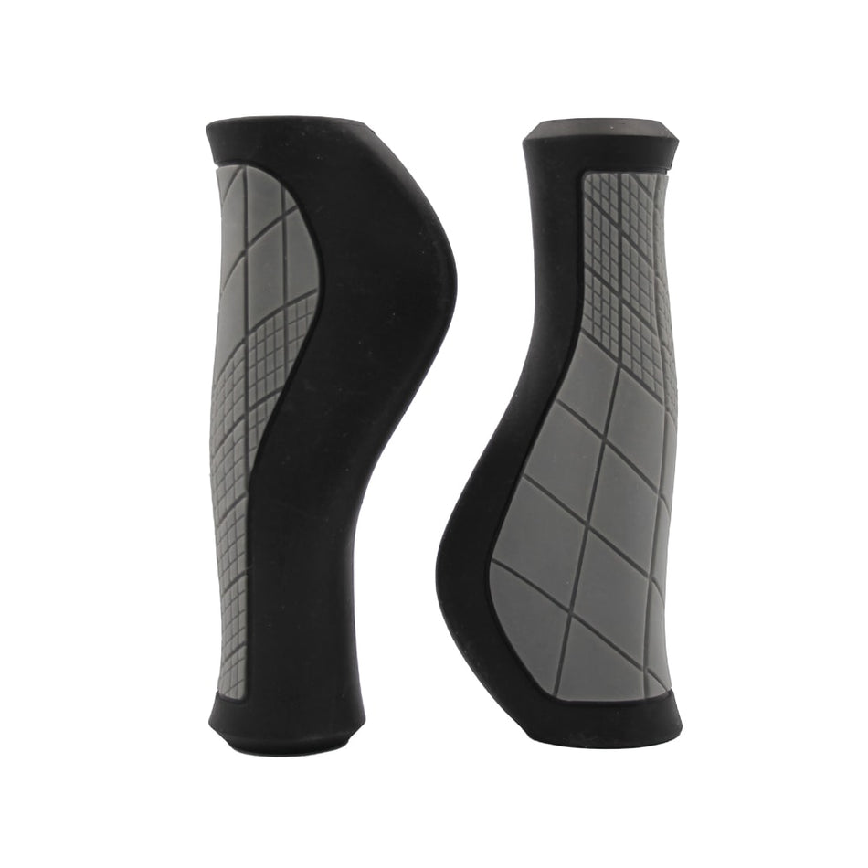 Ergonomischer CITY COMFORT Griff 135mm für CITY BIKE Schwarz/Grau