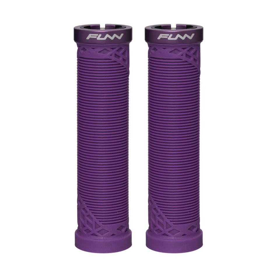 HILT 30mm Lockring Griff Violett mit Aluminiumhalsring