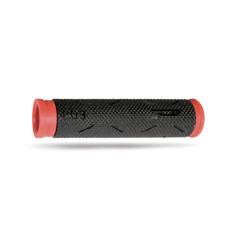 MTB SOFT TOUCH Griff 125mm aus Gummi Schwarz/Rot