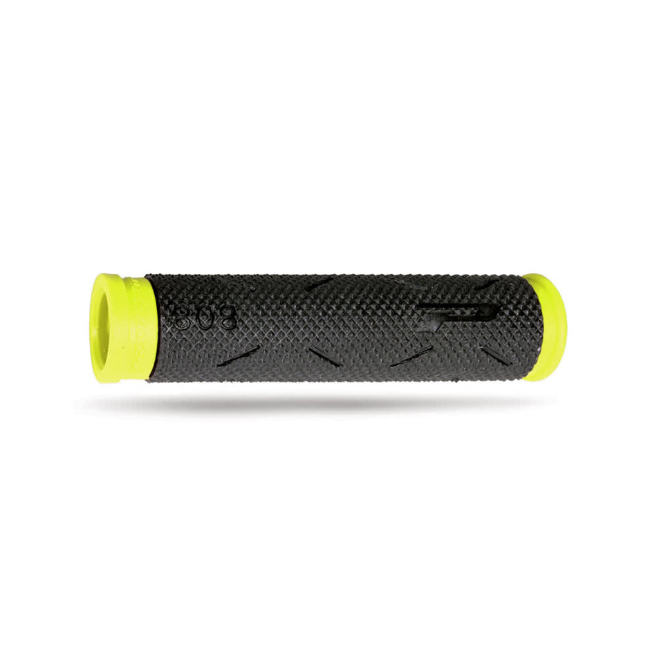 MTB-Griff SOFT TOUCH 125mm aus Gummi Schwarz/Neongelb