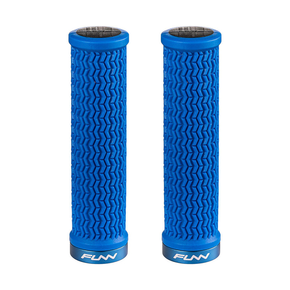 Griff HOLESHOT 31mm mit Aluminium-Klemmring Blau