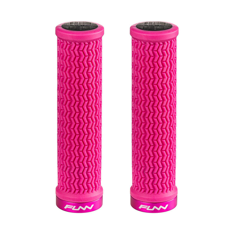 Griff HOLESHOT 31mm mit Aluminium-Klemmring Rosa