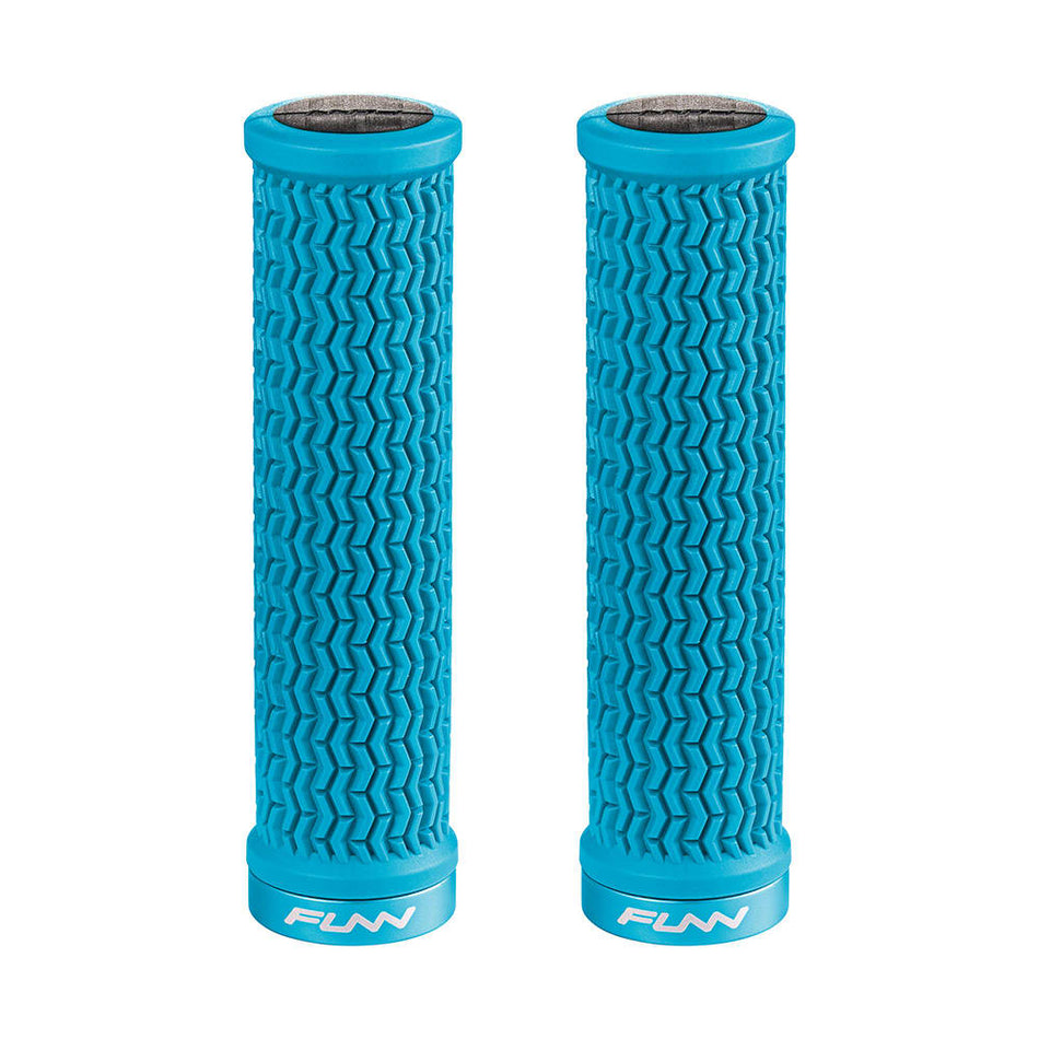 Manopola HOLESHOT 31mm con Collarino in Alluminio Azzurro