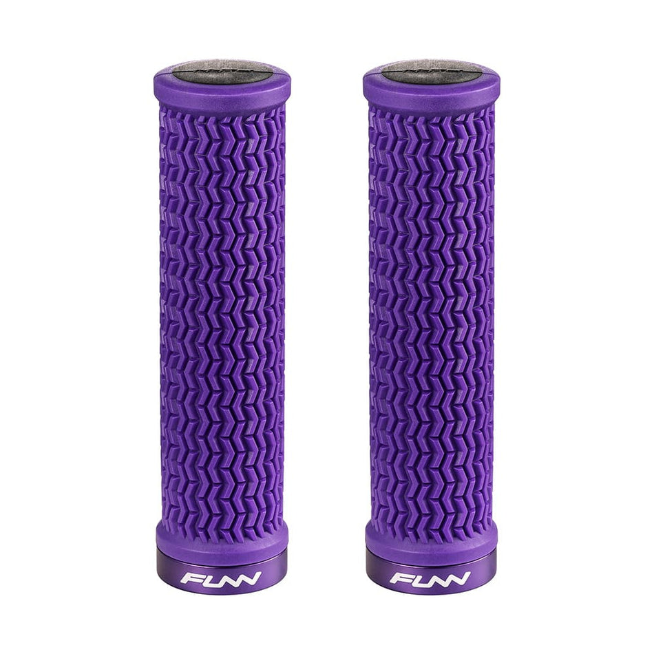 Griff HOLESHOT 31mm mit Aluminium-Klemmring Violett