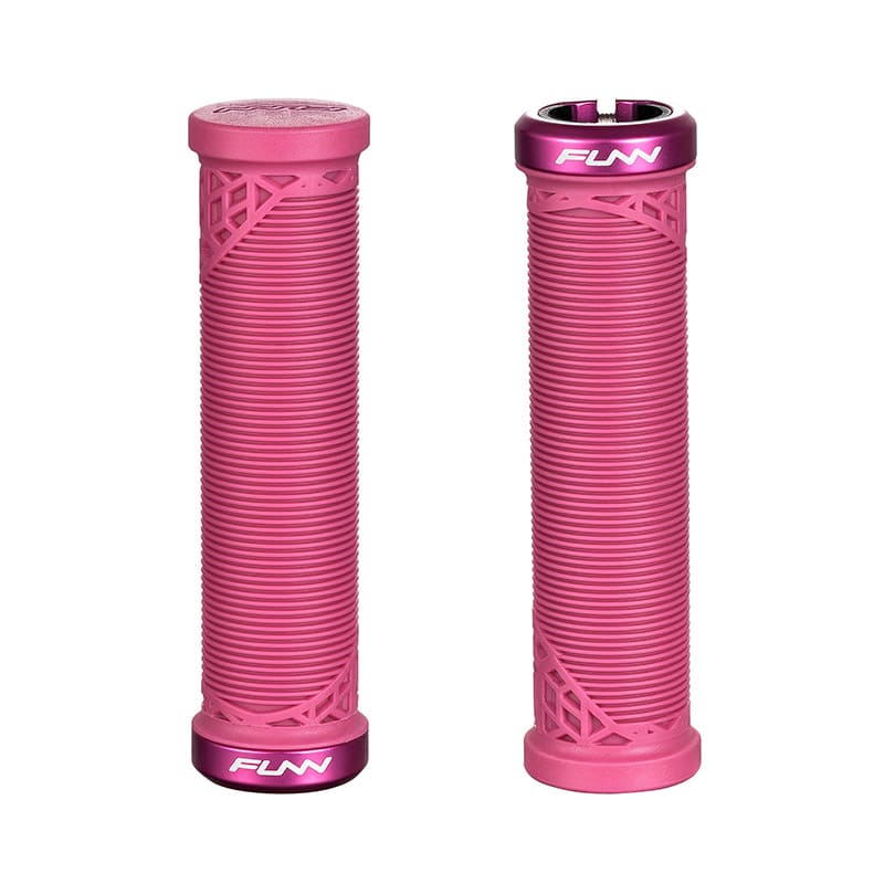 Griff HILT JUNIOR 19mm Rosa mit Aluminium-Klemmring