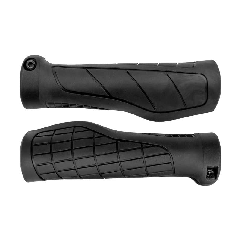 Ergonomischer Griff ERGO LOCK 130mm aus Rutschfestem Gummi Schwarz