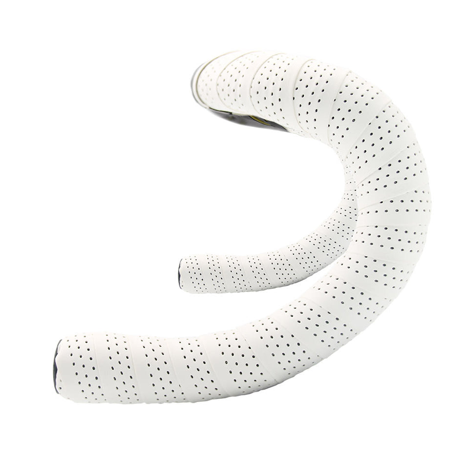Ruban de Guidon EOLO SOFT Perforé 3mm en PU+EVA Blanc