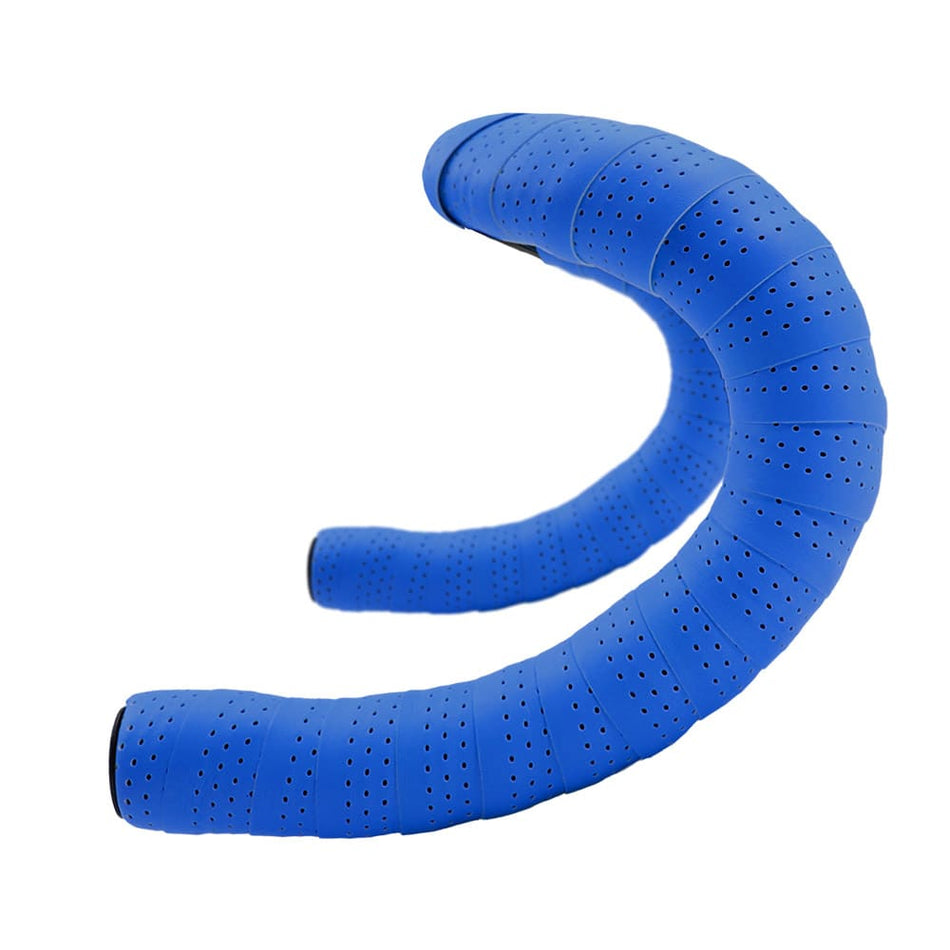 Ruban de Guidon EOLO SOFT Perforé 3mm en PU+EVA Bleu