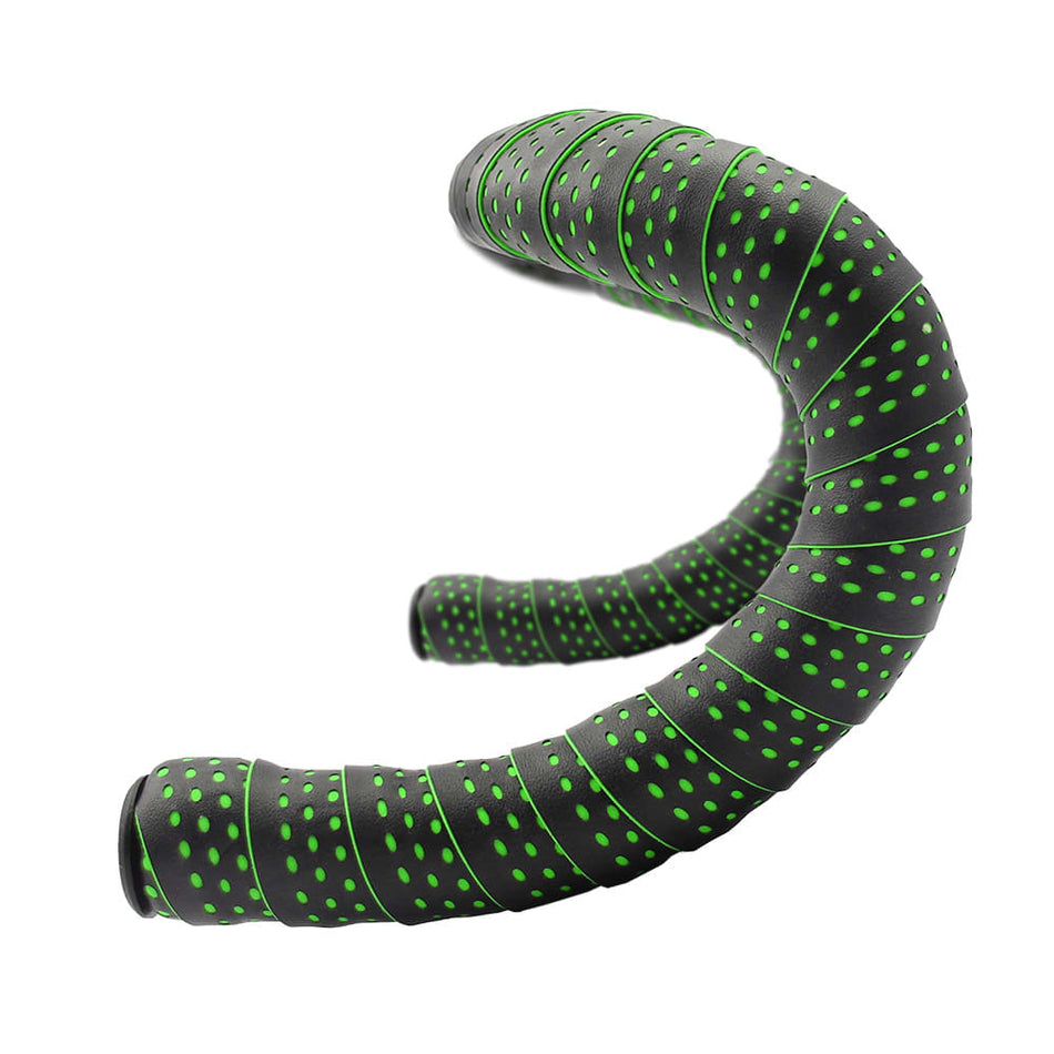 Cinta de Manillar MYST 3mm Bicolor Negro/Verde