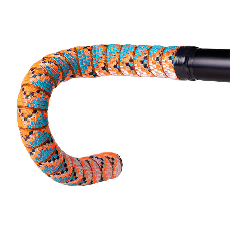 Handlebar Tape WOVEN&RIBBON 2300x30mm in Polyester Jungle Orange