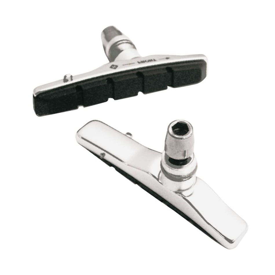 72mm MTB STANDARD Bremsbelaghalter aus silbernem Aluminium mit Mutter