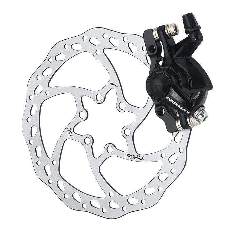 Hamulce mechaniczne (ZESTAW) MTB DSK-300 przedni+tylny 160mm czarny