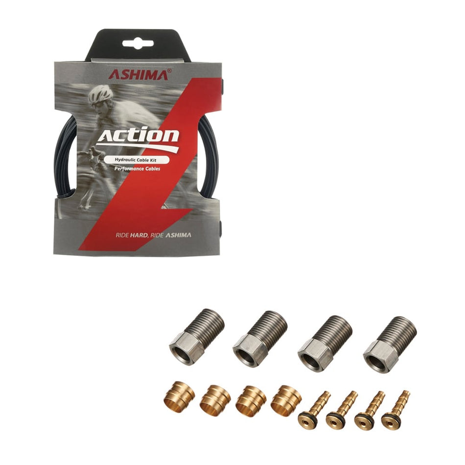 Schlauch+Anschlüsse (KIT) TEKTRO 5,4x2,5mm und Länge: 3m aus Nylon