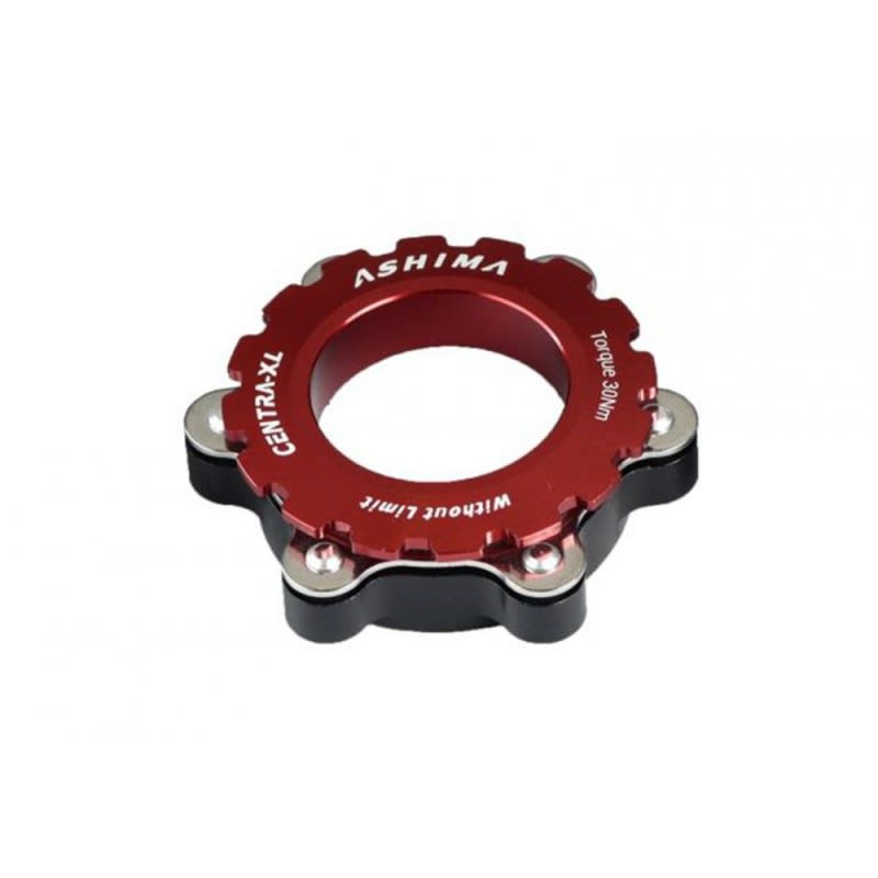 Adapter tarczy na oś: 9/10/12/15/20mm Czerwony Center Lock