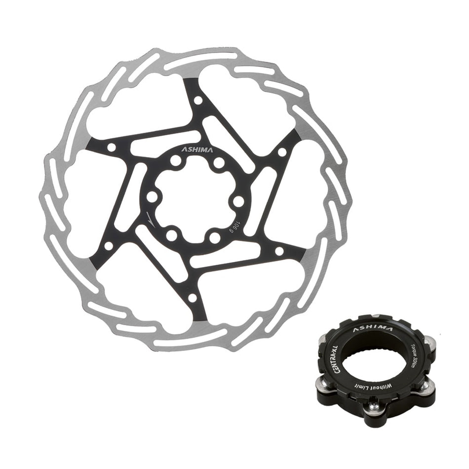 Disco de Freno ARO-19 160mm x 110gr - KIT con Adaptador Center Lock