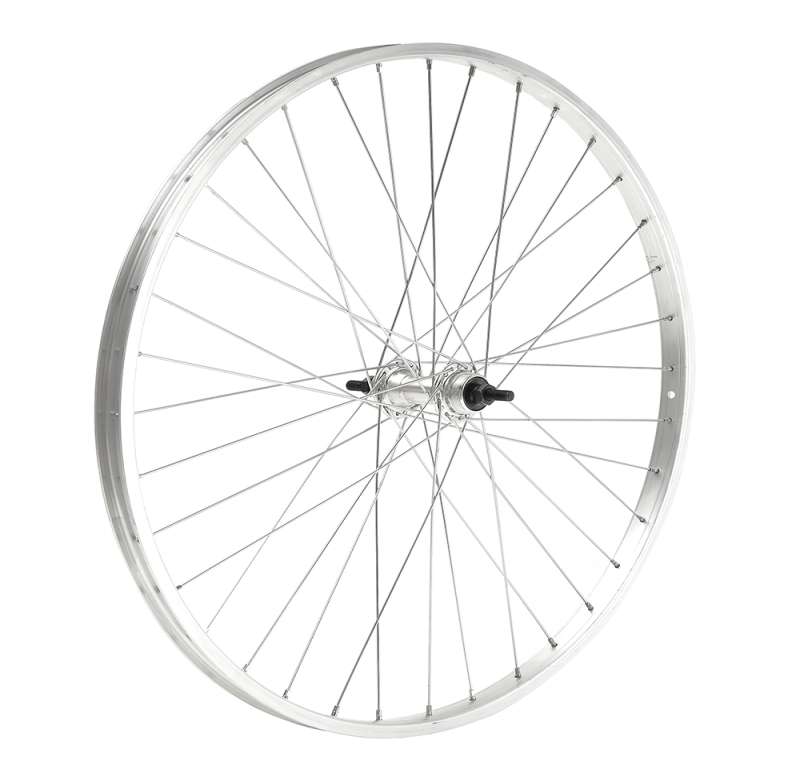 Hinterrad 26" x 1,3/8 Aluminium-Nabe mit Kugellagern 7V für Mutter