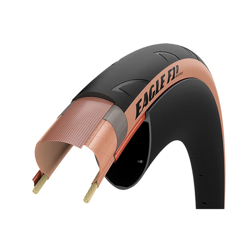 Opona 700x28 EAGLE F1 R Tubeless Complete Czarna/Para