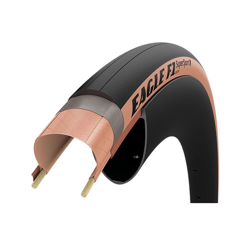 Opona 700x25 EAGLE F1 Supersport R Tube Type Czarna/Para