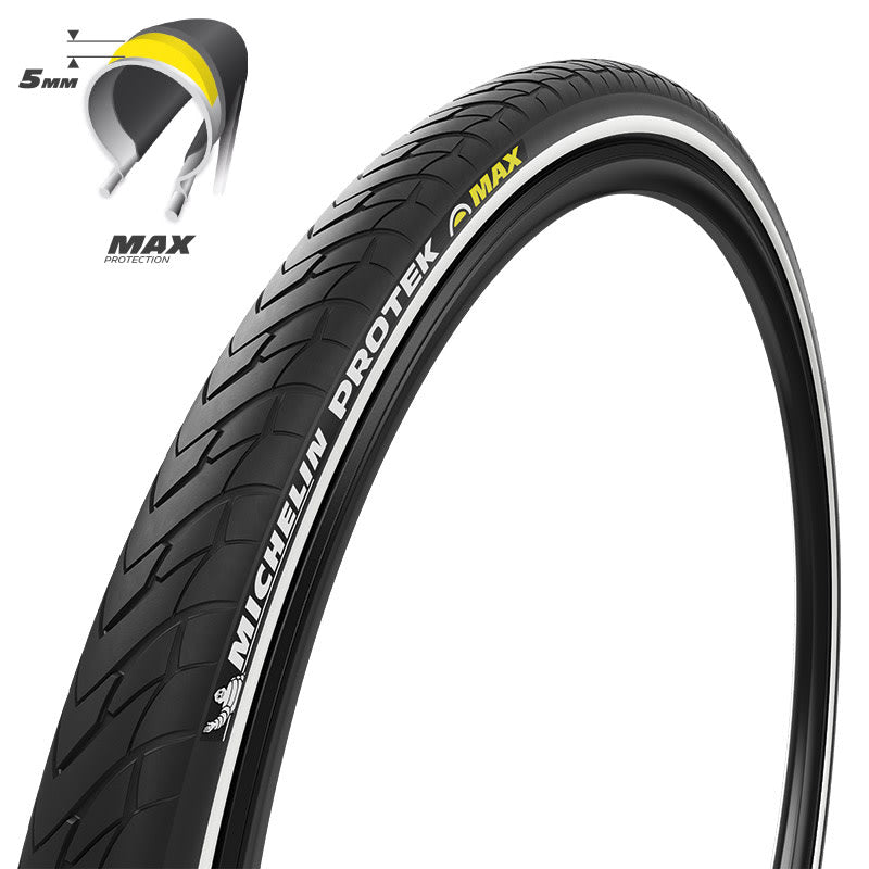 Opona 700x38 PROTEK MAX Typ dętki Linia Performance Czarna/Reflex