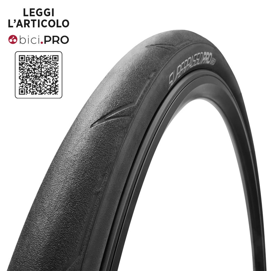 Reifen 700x32 SUPERPASSO PRO 120TPI TLR Faltbar Schwarz