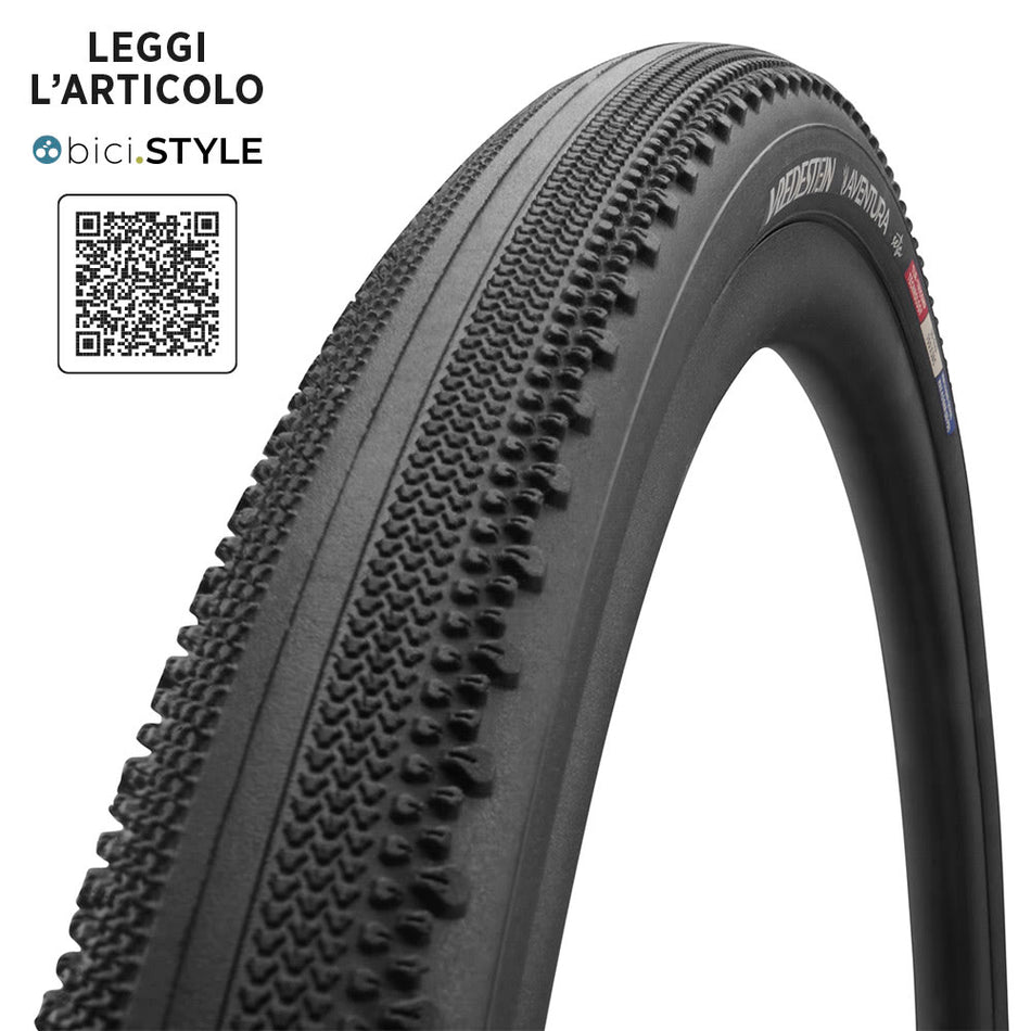 Opona 700x50 AVENTURA SETA Gravel TLR Czarna 120TPI