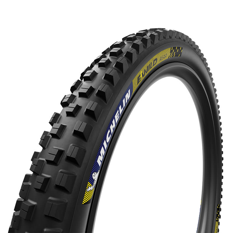 Michelin Reifen E-WILD 27,5x2,60 Hinten 4x55TPI TLR Blau/Gelb Racing