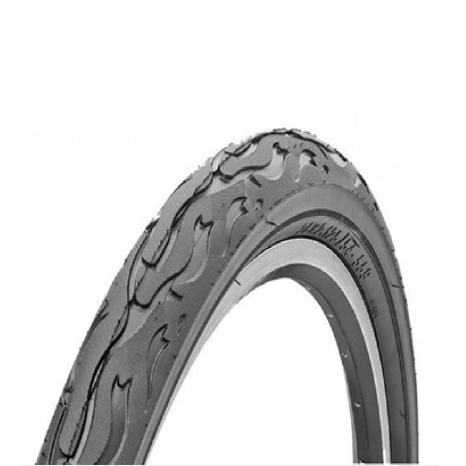 Tire 26x2.3 FLAME H-584 30TPI Tube Type Rigid Black for Cruiser