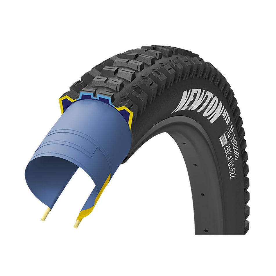 Reifen 29x2,4 NEWTON MTR Tubeless Complete Enduro Hinterrad Schwarz