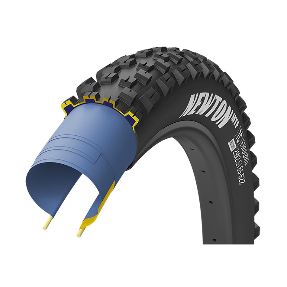 Reifen 29x2,5 NEWTON MTF Tubeless Complete Enduro Vorderrad Schwarz