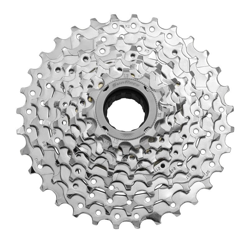 Roue Libre à Filetage 9V E-BIKE x 11/32D en Aluminium Argent