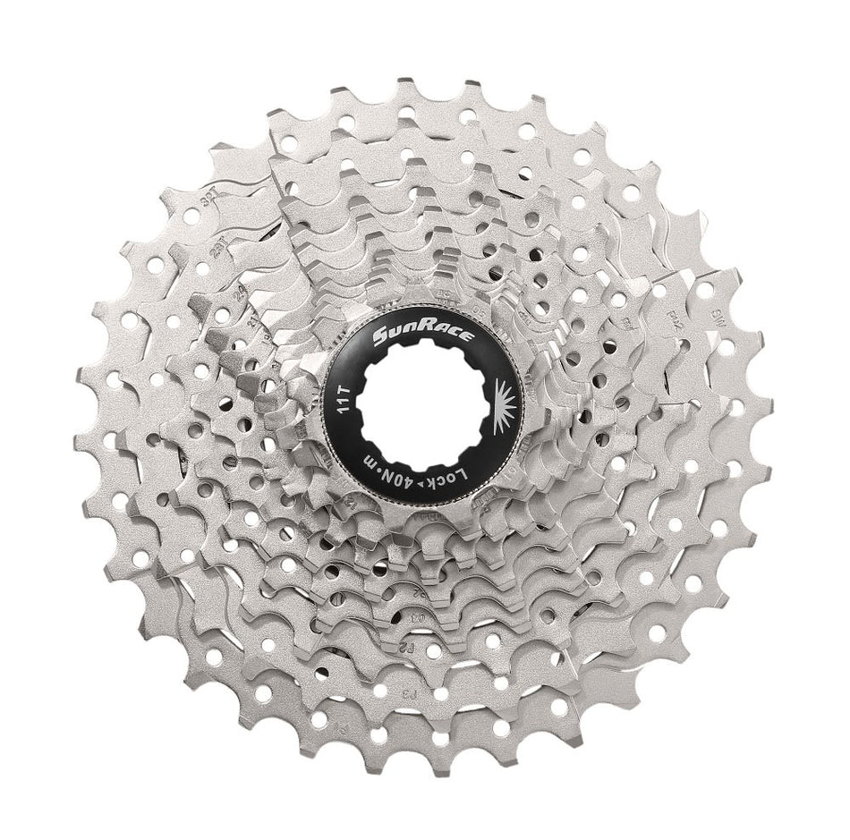 Cassette ROUTE 10V x 11/32 Dents en Acier/Aluminium Argent - SHIMANO