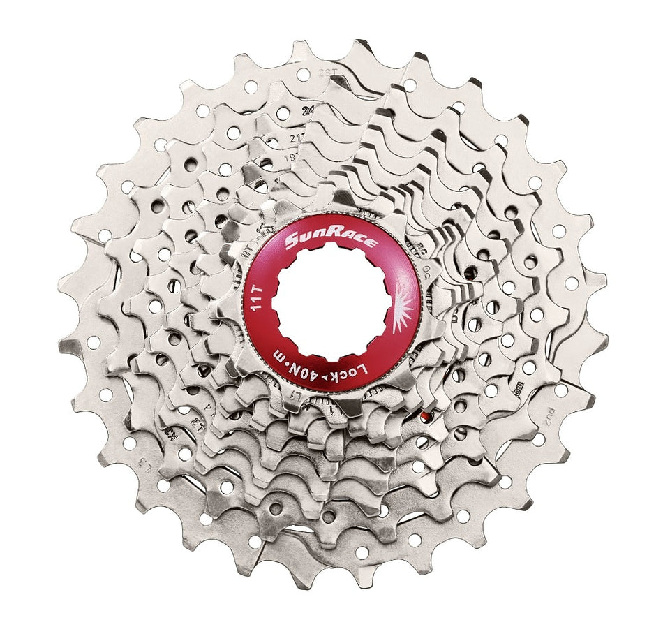 Cassette ROUTE 11V x 11/30 Dents en Aluminium Argent - Corps SHIMANO