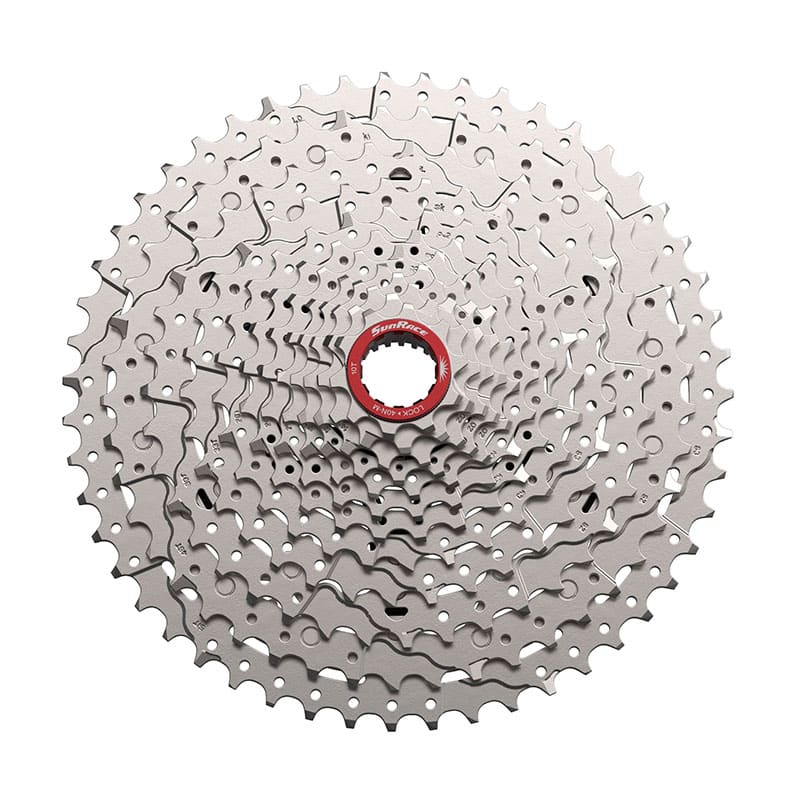 Cassette VTT 12V x 10/51 Dents en Acier Argent - Corps SHIMANO