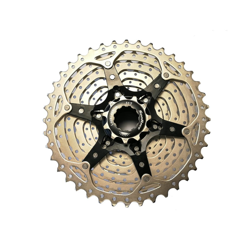 Cassette VTT 10V x 11/40 Dents en Acier Argent - Corps SHIMANO